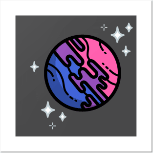 Planet Bi Posters and Art